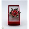 Image 1 : NEW SHOOTING STAR SNOWFLAKE BROOCH