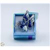 Image 1 : NEW HUMMING BIRD RHINESTONES & BLUE
