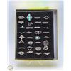 Image 1 : NEW 32 STACKABLE COSTUME JEWELRY RINGS & ORGANIZER