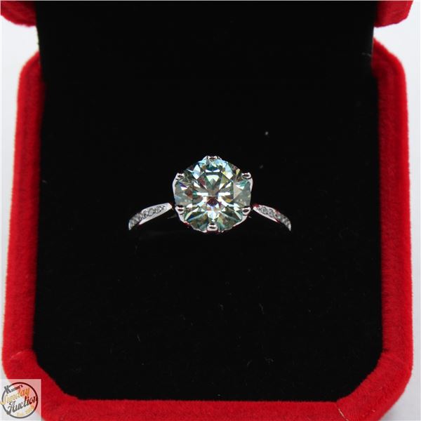 #3593-3.00 CT GRA CERTIFIED ROUND BRILLIANT CUT