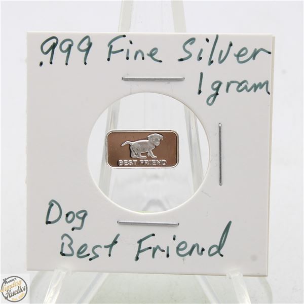 #3621- CANADIAN .999 FINE SILVER 1 GRAM TOKEN WITH