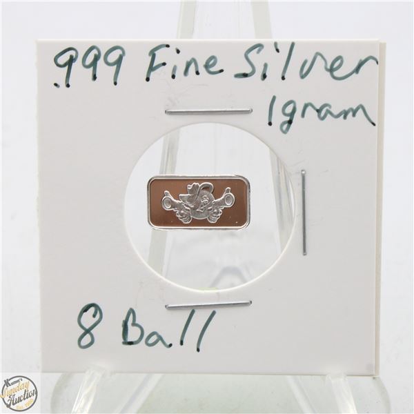 #3626- CANADIAN .999 FINE SILVER 1 GRAM TOKEN WITH