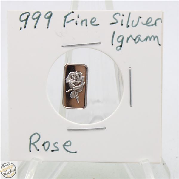 #3624- CANADIAN .999 FINE SILVER 1 GRAM TOKEN WITH