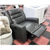 Image 1 : NEW MONTERREY HILLS TOP GRAIN LEATHER GLIDER &