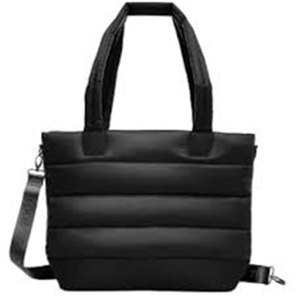 NEW LOLE PUFFER TOTE BAG BLACK