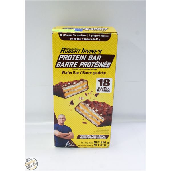 18 X 45G ROBERT IRVINES PROTEIN BAR WAFER BARS