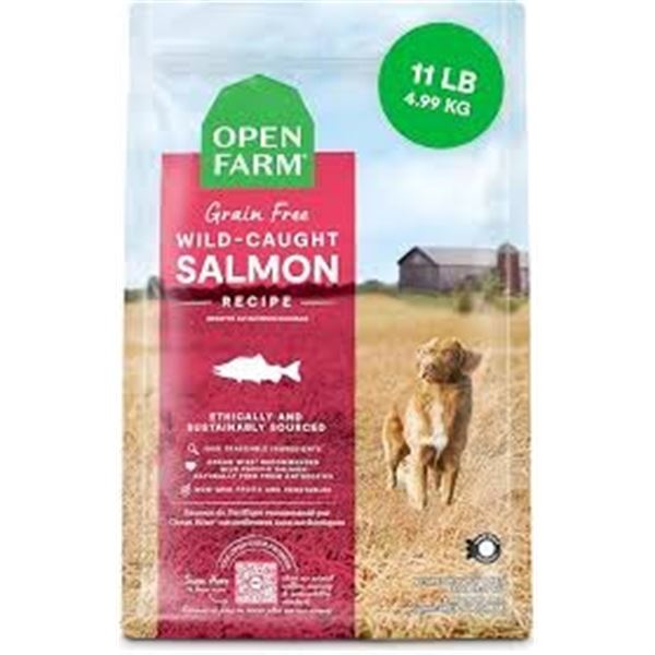 11LBS OPEN FARM WILD-CAUGHT SALMON DOG FOOD