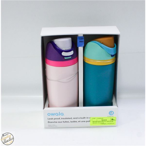 BRAND NEW OWALA 16OZ LEAK PROOF 2 PACK OF