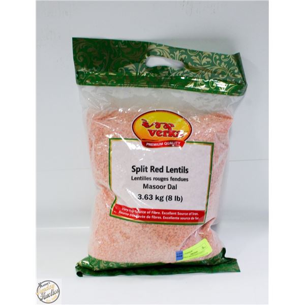 8LB VERKA SPLIT RED LENTILS