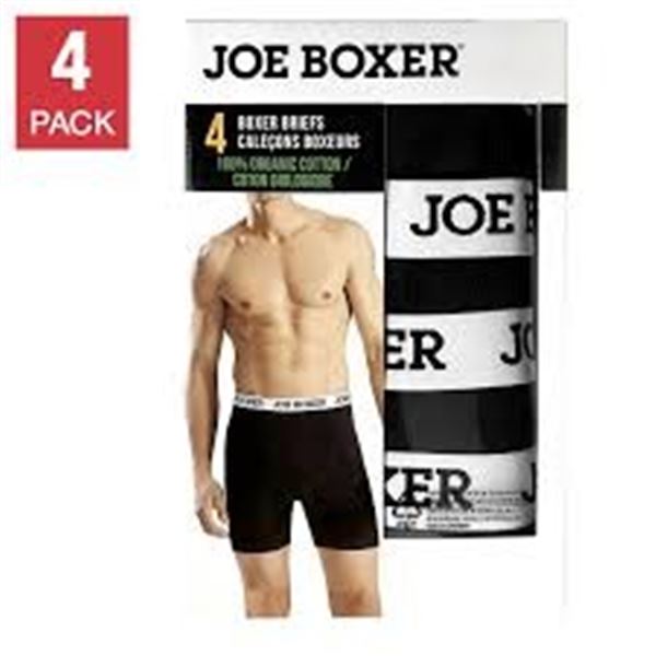 BRAND NEW 4PK JOE BOXER BOXER BRIEFS XL
