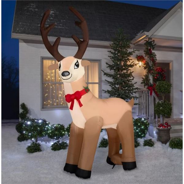 BRAND NEW 10.5FT CHRISTMAS REINDEER - AIRBLOWN