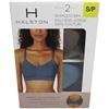 Image 1 : NEW 2PK HALSTON SEAMLESS BRA SMALL
