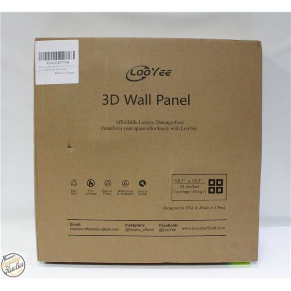 BRAND NEW LOOYEE 21PCS DECOR 3D WALL PANELS