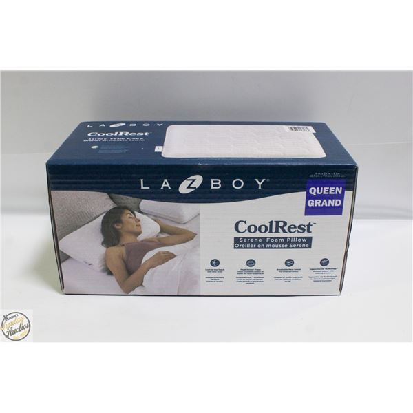 NEW OPEN BOX LAZYBOY COOL REST SERENE FOAM PILLOW