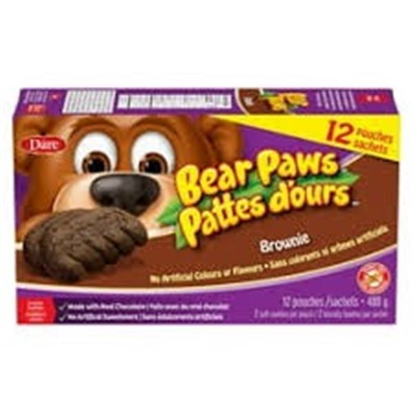6 X 480G DARE BEAR PAWS FAMILY PACK BROWNIES