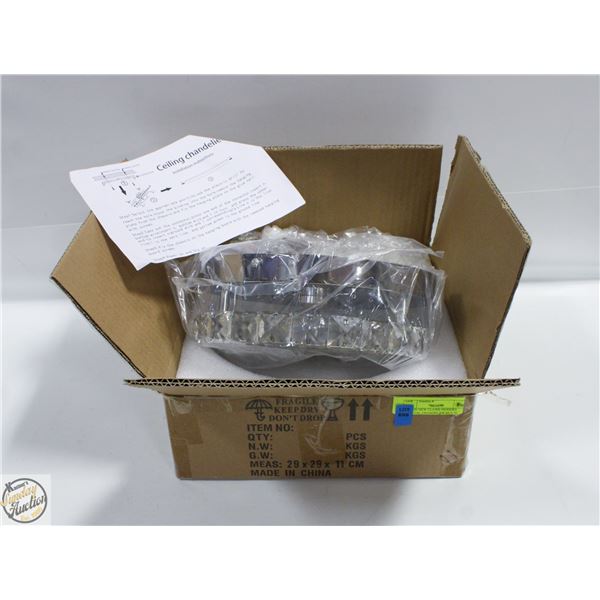 BRAND NEW CLAIRE MODERN CRYSTAL CHANDELIER MULTI