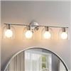 Image 1 : BRAND NEW WOSHITU BATHROOM VANITY LIGHT 32.3"