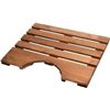 Image 1 : NEW BAMBOO BATH MAT BROWN 19.7 X 16 X 1.2"