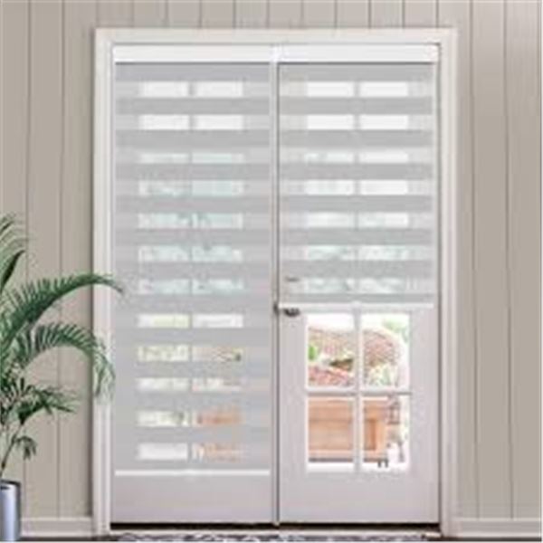 NEW SEEYE CORDLESS ZEBRA BLINDS FOR WINDOW 53X90"
