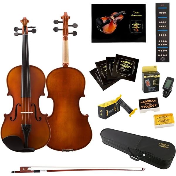 NEW GLORY VIOLIN WITH CASE FULL SIZE