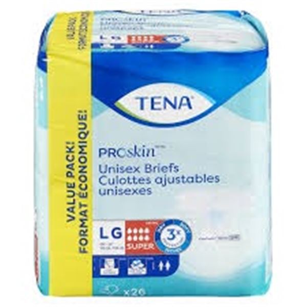 TENA 26 PROSKIN UNIXSEX BRIEFS LARGE