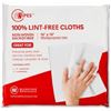 Image 1 : NEW 50PK MWIPES LINT FREE CLOTH 16 X 16"