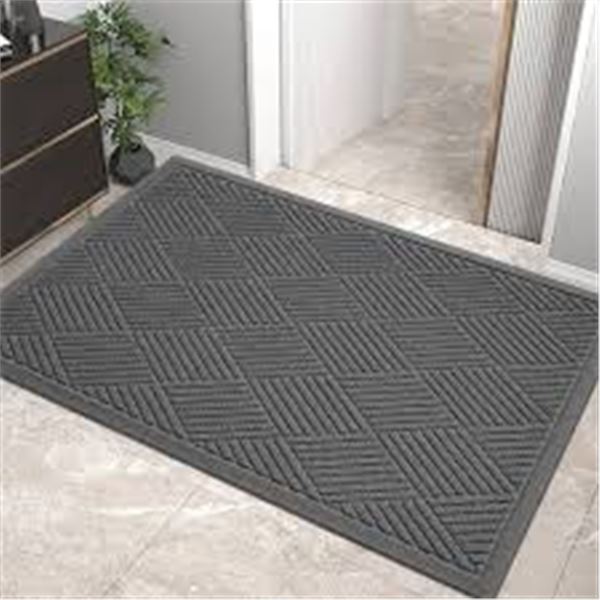 NEW NIYARD FRONT DOOR MAT 36 X 24" GREY