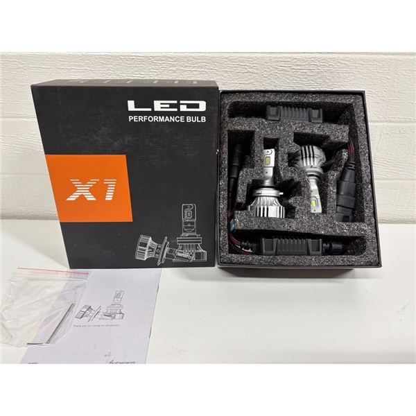 NEW LED PERFORMANCE HEADLIGHT BULB PAIR 9006 KIT
