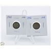 Image 1 : 1903 & 1946 SILVER DIMES