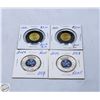 Image 1 : TWO - 2022 BLACK RIM $2.00 & TWO - 2024 RCAF
