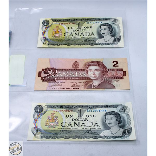 $2-1986 AND 2X$1-1973 BILLS