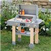 Image 1 : NEW W BOX WOODEN KIDS GRILL PLAYSET