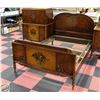 Image 3 : ANTIQUE BEDFRAME DBL SIZE MALCOM BETTER BUILT