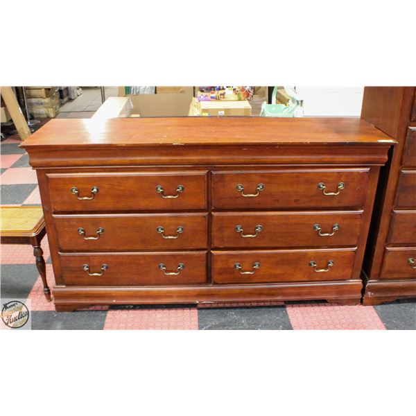 ESTATE 6 DRAWER DRESSER MADE IN MALAYSIA