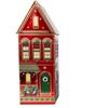 Image 1 : 345G HOUSE TIN WITH COOKIES RED