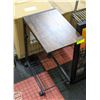 Image 2 : NEWLY ASSEMBLED C SHAPED SIDE TABLE RUSTIC BROWN