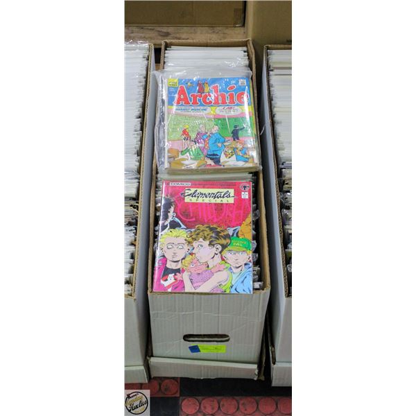 MARVEL, DC, INDEPENDENT COMICS LONG BOX