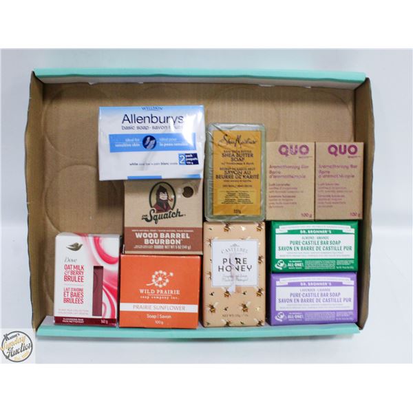 NEW 11 BAR'S OF SOAP ASSORTMENT