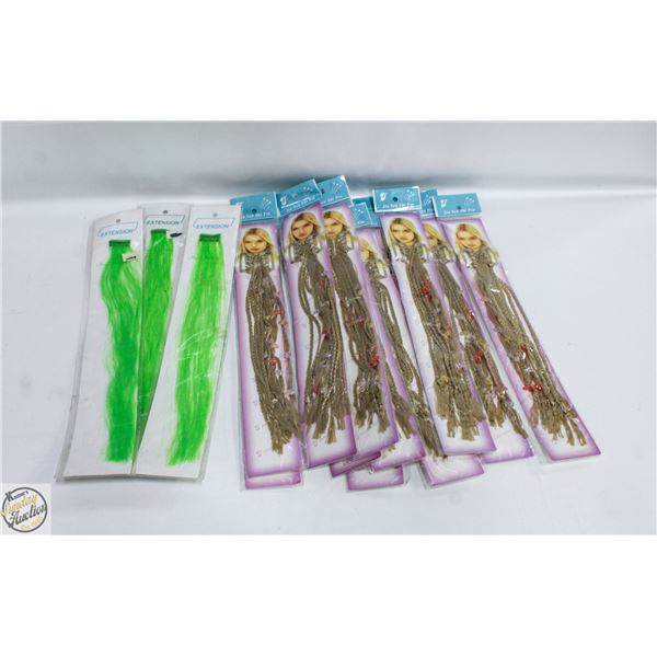 SEALED 13 BRAIDED HAIR PC'S
