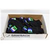Image 1 : 12 NEW PAIRS OF BLACK COTTON GLOVES