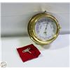 Image 1 : 1980 CAPTAINS CHOICE BRASS BAROMETER WITH