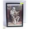 Image 1 : STORM TROOPER ON TOLIET PRINTED ON VINYL CANVAS