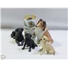Image 1 : 1985 SANDICAST COLLIE CANINE STULPTURE +