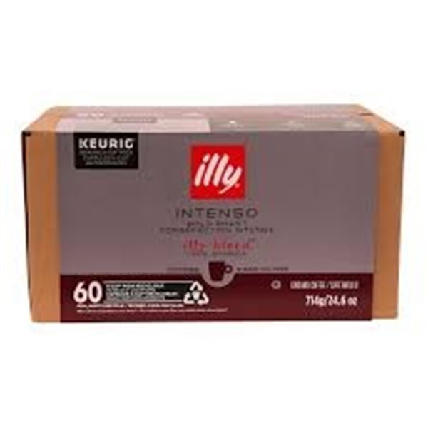 714G ILLY INTENSO BOLD ROAST COFFEE 60 K CUPS