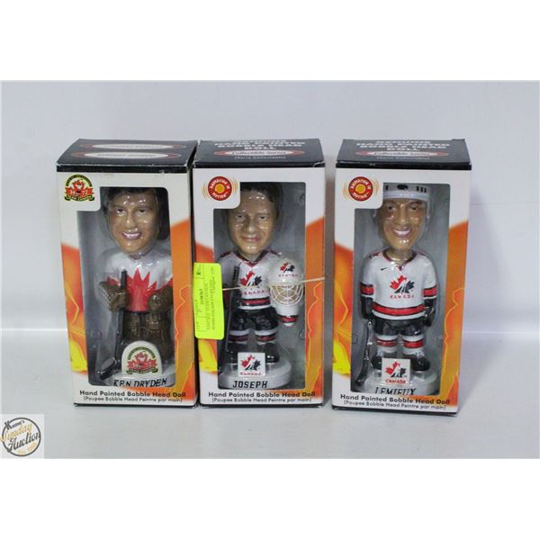VINTAGE TEAM CANADA BOBBLEHEADS UNOPENED