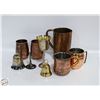 Image 1 : COPPER CUPS - LOT
