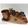 Image 2 : COPPER CUPS - LOT