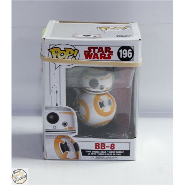 FUNKO POP BB-8 BOBBLE HEAD NUMBER 196
