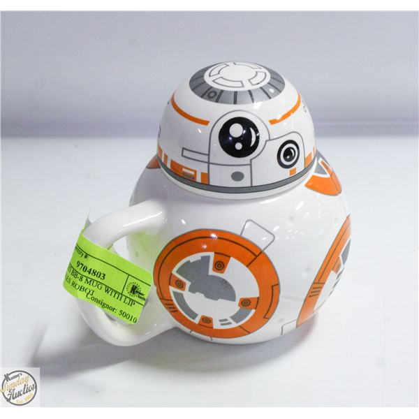 STAR WARS BB-8 MUG WITH LIP THAT MAKES ROBOT