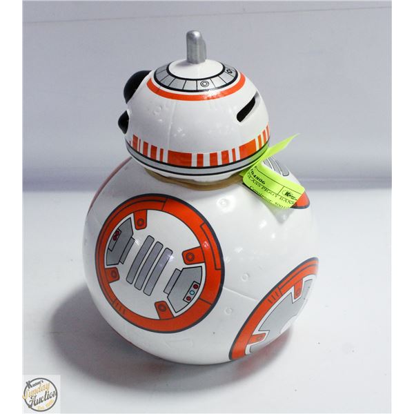 BB-8 CERAMIC GLASS PIGGY BANK